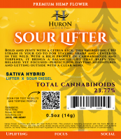 Huron Hemp - CBD Flower - Sour Lifter 14g